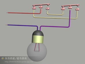 灯线回路怎么放,就是两个开关控制一个灯,这个线怎么放,要放几根 