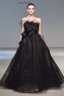 黑色婚纱,演绎另类时尚婚纱style