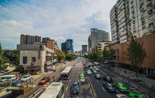 四川成都金牛营门口街道