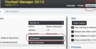 fm2013怎么窗口化 足球经理2013窗口化设置方法 