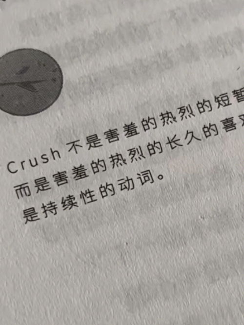 crush是长久的喜欢吗(为什么叫喜欢的人crush)