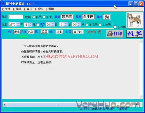 姓名生辰八字算命软件下载 v4.0 特别版 