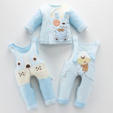 新生儿三件套冬装婴儿棉衣套装