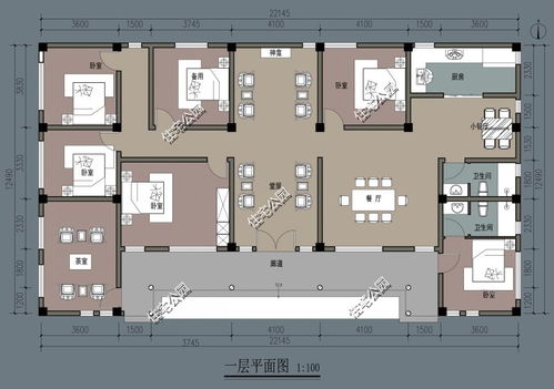 养老房我只推荐一层,再设计一个大堂屋,父母一定喜欢