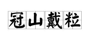 《冠山戴粒》的典故,冠山戴粒——成语背后的智慧与哲理