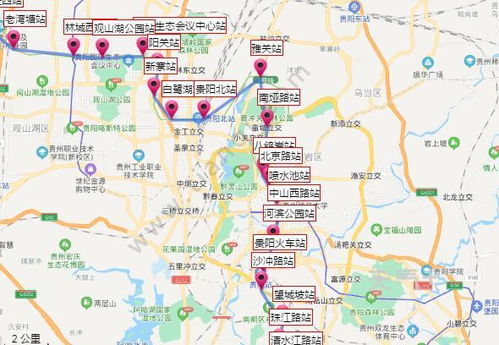 贵阳轻轨1号线路全部站点(贵阳轻轨要过哪些地方)