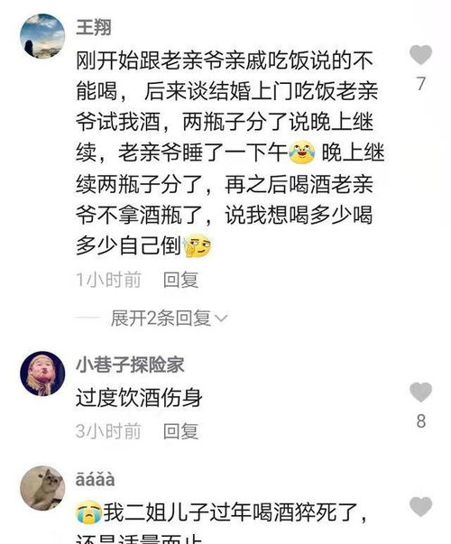 山东女婿首次来老丈人家过年,一人喝倒全家,网友 给女婿们长脸