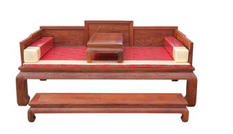 罗汉床与红木沙发