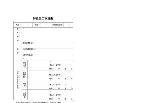 企业通用人类资源管理制度模板 考勤 培训 奖惩 福利与考核