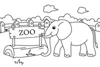 动物园简笔画