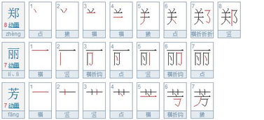 郑丽芳一共多少笔画 