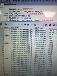 业务录入数据有缺失,同一个公司少录了些NAME 信贷员姓名 的信息 求条SQL语句把空的数据补上 