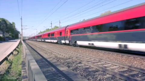 本段HO比例火车模型 roco railjet对应的真车之奥地利铁路oebb高速动集高铁动车组电联车干线铁路客车金牛座Taurus2
