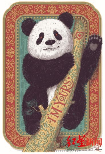 彩色熊猫你见过吗 如果熊猫会说话它会说什么 6个国家艺术大咖用作品告诉你