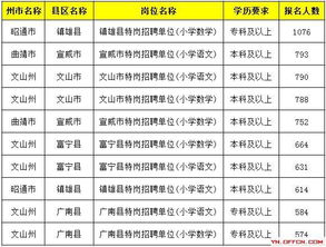 云南特岗教师 报名即将结束,5.8万人报名,最热职位上千人报考