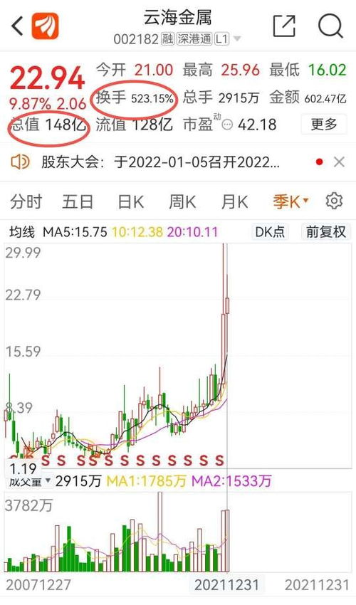 云海金属股票,云海金属股票：投资者热议的新宠