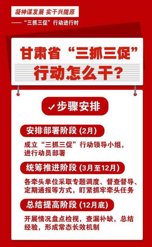 甘肃省 三抓三促 行动怎么干