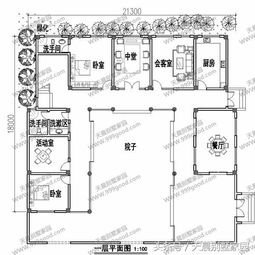 二层三合院平面设计图 信息评鉴中心 酷米资讯 Kumizx Com