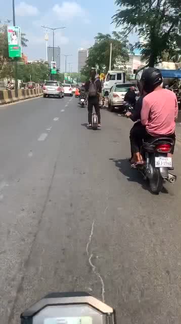 上班路上遇到高手 