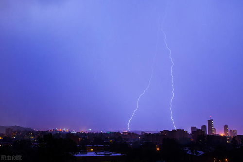 雨夜,在雷声里,欣赏闪电的靓丽