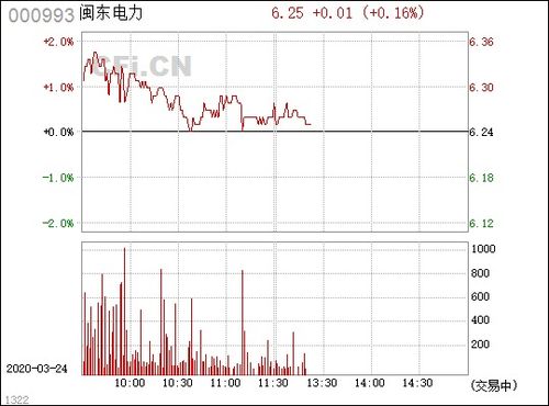 000993闽东电力股票,解析其最新股价走势及投资前景