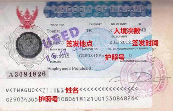 泰国学生签证费用