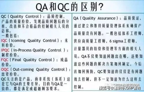 QA和QC 傻傻的分不清