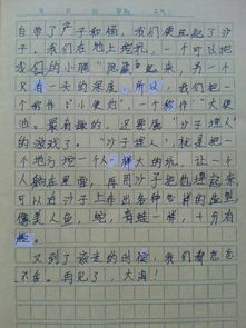 两篇作文,不限题目,300字,五年级 