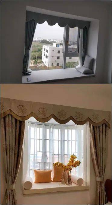 窗户有空调窗帘怎么弄好看，飘窗旁有空调怎么装窗帘好看(飘窗上的空调是怎么放上去的视频)