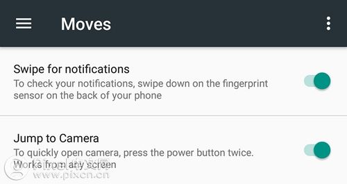 刷卡 手势查看通知的功能已经在安卓O上适配Nexus用户