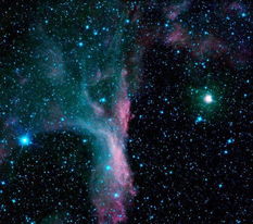 NASA广域红外太空望远镜拍摄深空宇宙照 