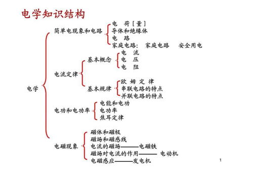 初中物理初三电学知识总结 北师大版