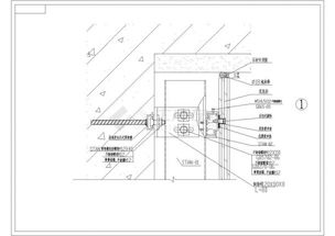 背栓式干挂石材装修详细大样施工图