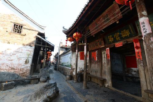 历史文化类人文风景旅游区,文化古村,富川福溪村景区