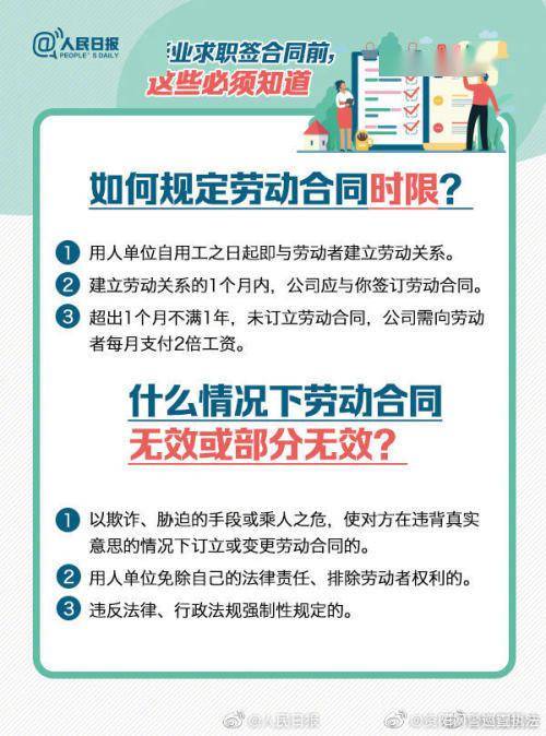 转给毕业生 这份劳动合同防骗指南,8个问题的答案你一定要知道