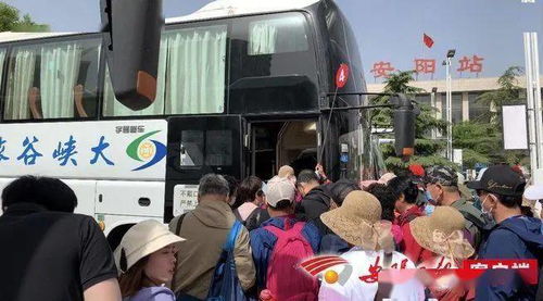 安阳欢迎您 近500名游客坐着天津旅游专列来啦