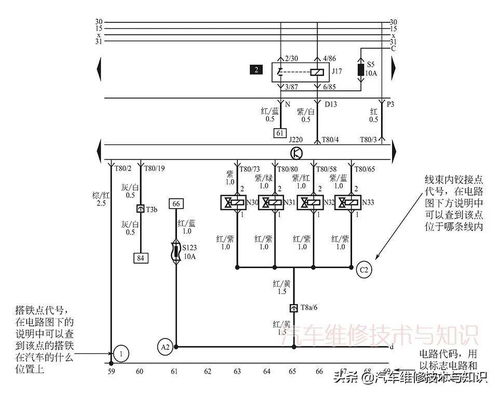 汽车电路图怎么看