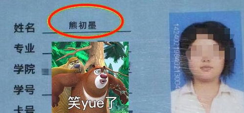 一家长姓 熊 ,给女儿起个温柔的名字,却吃了没看过动画片的亏