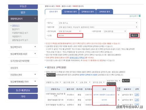 韩国公司注册的查名方法详解 如何确认韩国公司注册信息及是否名称被占用