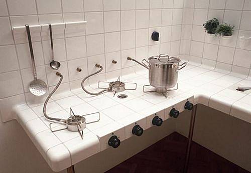 世上最容易清洁的厨房 洁白简约现代装