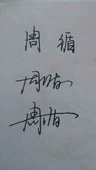 周循名字连笔怎样写好看 