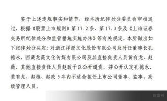 上交所公告赵薇等5年内不适合担任上市公司董监高，这样的处罚对A股并购重组有何影响？