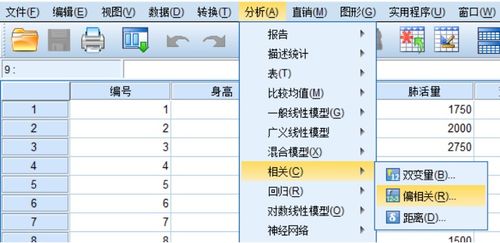 毕业论文的spss相关分析