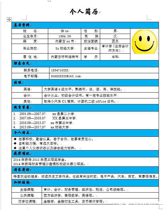 找工作时简历应该怎么制作 格式排版与内容同样重要