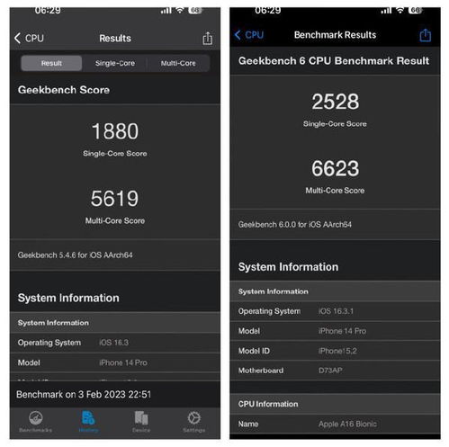 安卓哭了 iPhone 14 Pro Geekbench 6新跑分逆天