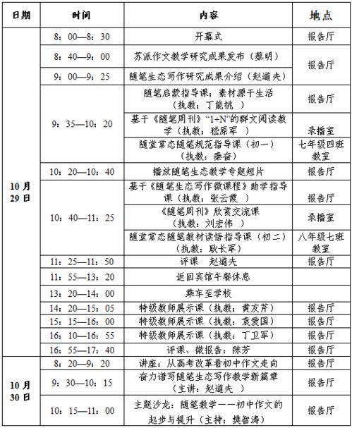 名师作文教学来了 苏派作文教学观摩与研讨活动期待您的参与