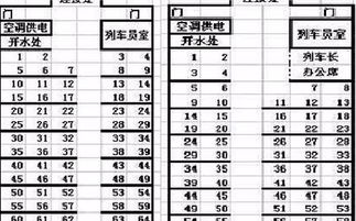 k362座位分布图2号车厢图片