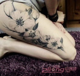 性感潮流的女生大腿纹身图案图片 第2页