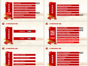 国务院机构改革方案ppt模板设计PPT下载 党组织PPT大全 编号 17573333 