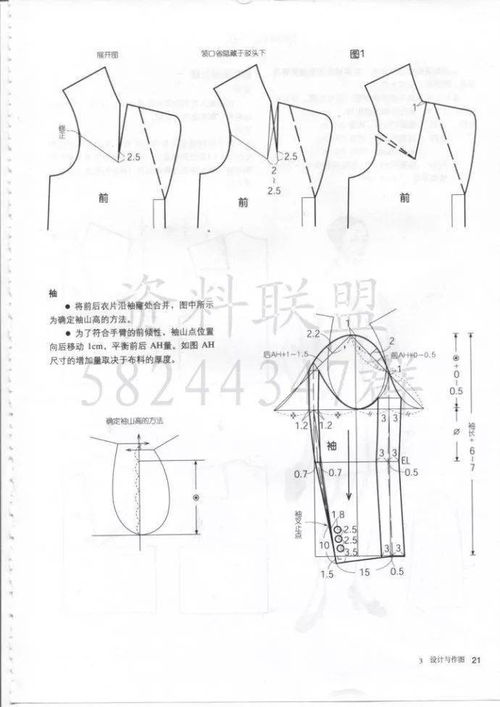 18款冬季大衣结构纸样裁剪图